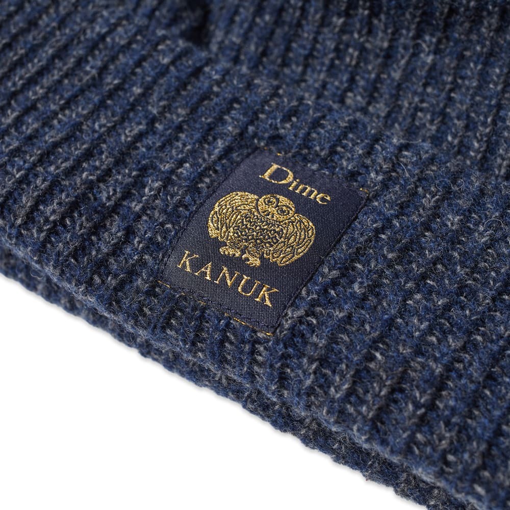 Dime x Kanuk Classic Wool Beanie in Dusty Navy Dime