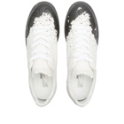 Maison Margiela Men's Painted Canvas Replica Sneakers in White/Black