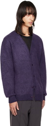 NEEDLES Purple Y-Neck Cardigan