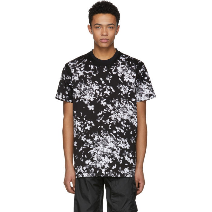 Photo: Givenchy Black Hydrangea T-Shirt 