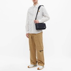 Loewe Men's Patchwork Check Shirt in White/Beige