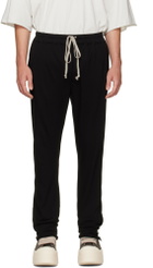 Rick Owens DRKSHDW Black Tower Berlin Drawstring Sweatpants