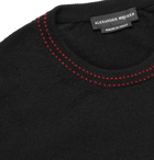 Alexander McQueen - Logo-Embroidered Cashmere Sweater - Men - Black