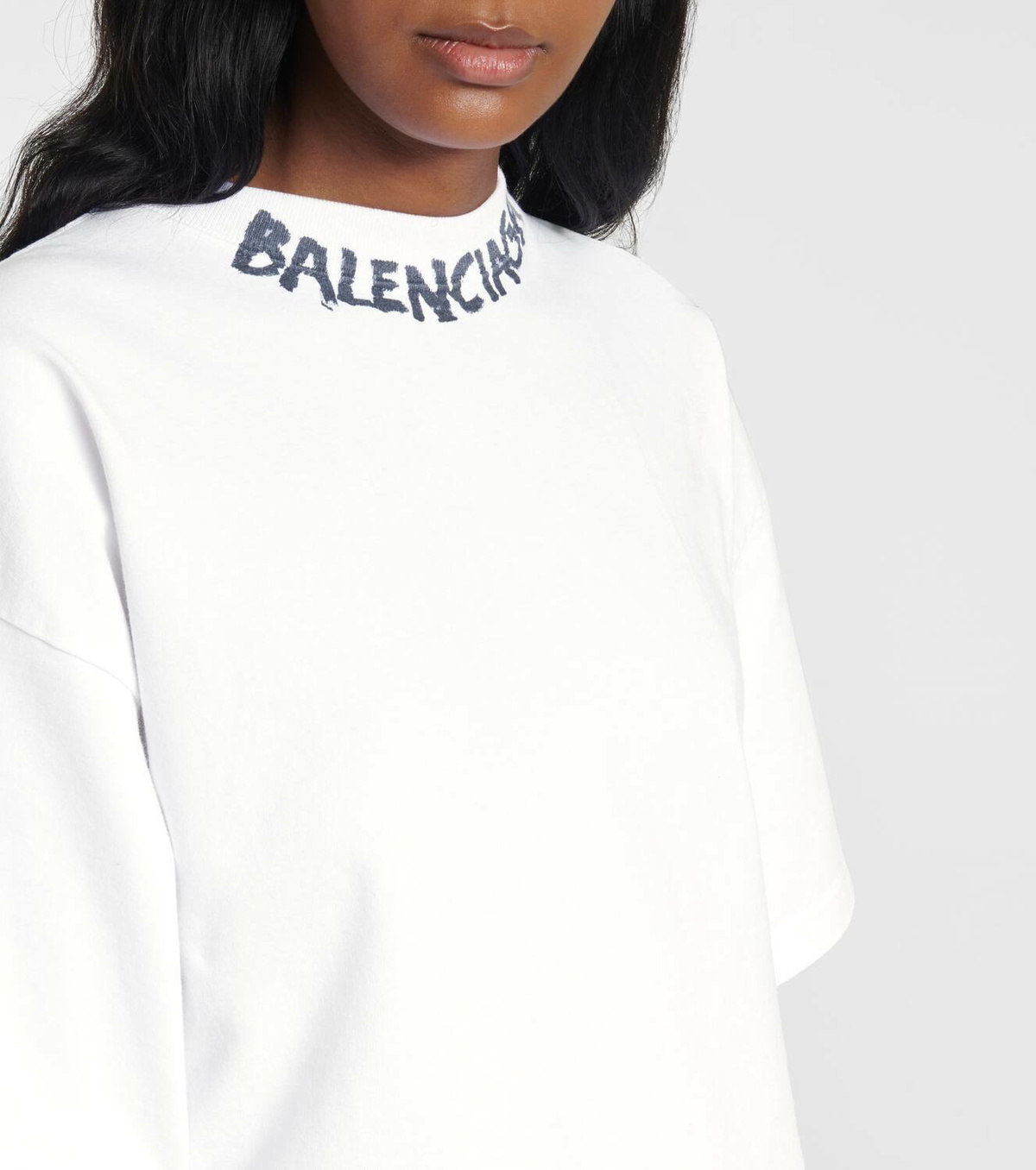 Tシャツ・カットソー BALENCIAGA LOGO COTTON T-SHIRT BALENCIAGA | Balenciaga Logo Cotton T-Shirt | Men | Lane