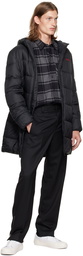 Hugo Black Hooded Coat