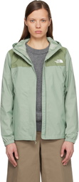 The North Face Green Antora Rain Jacket