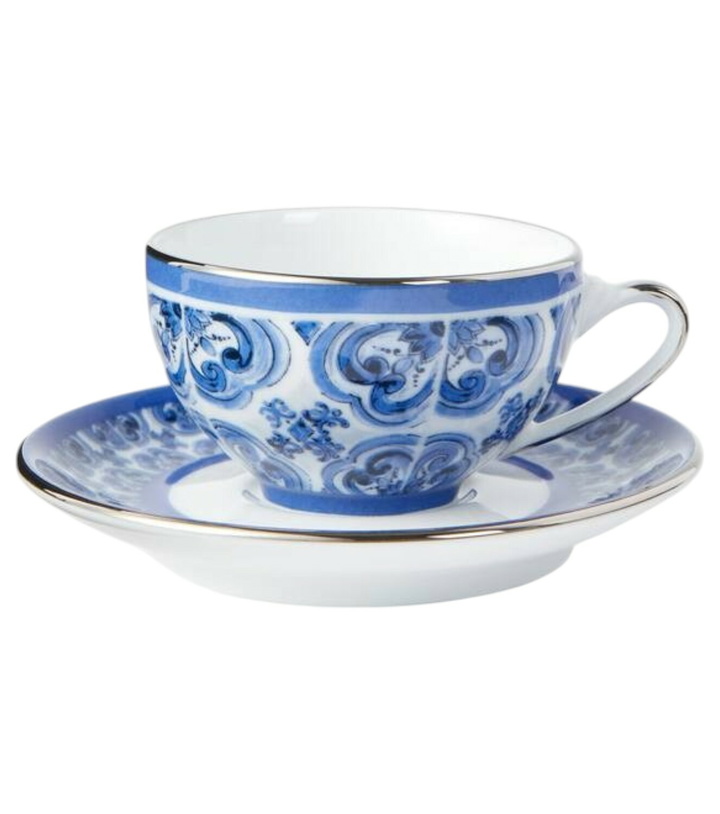 Photo: Dolce&Gabbana Casa Blu Mediterraneo espresso cup and saucer set