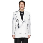 Off-White White Futura Abstract Blazer