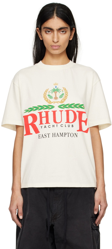 Photo: Rhude Off-White 'East Hampton' T-Shirt