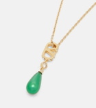 Valentino VLogo Swarovski®-embellished pendant necklace