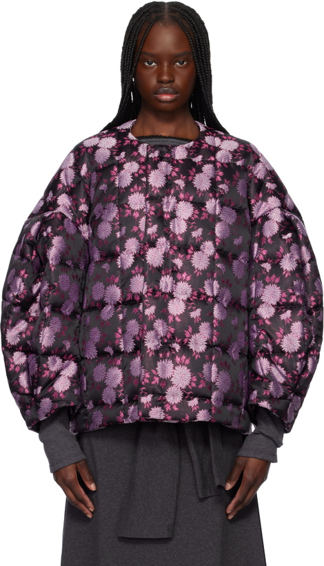 Photo: Comme des Garçons Black & Pink Jacquard Quilted Jacket