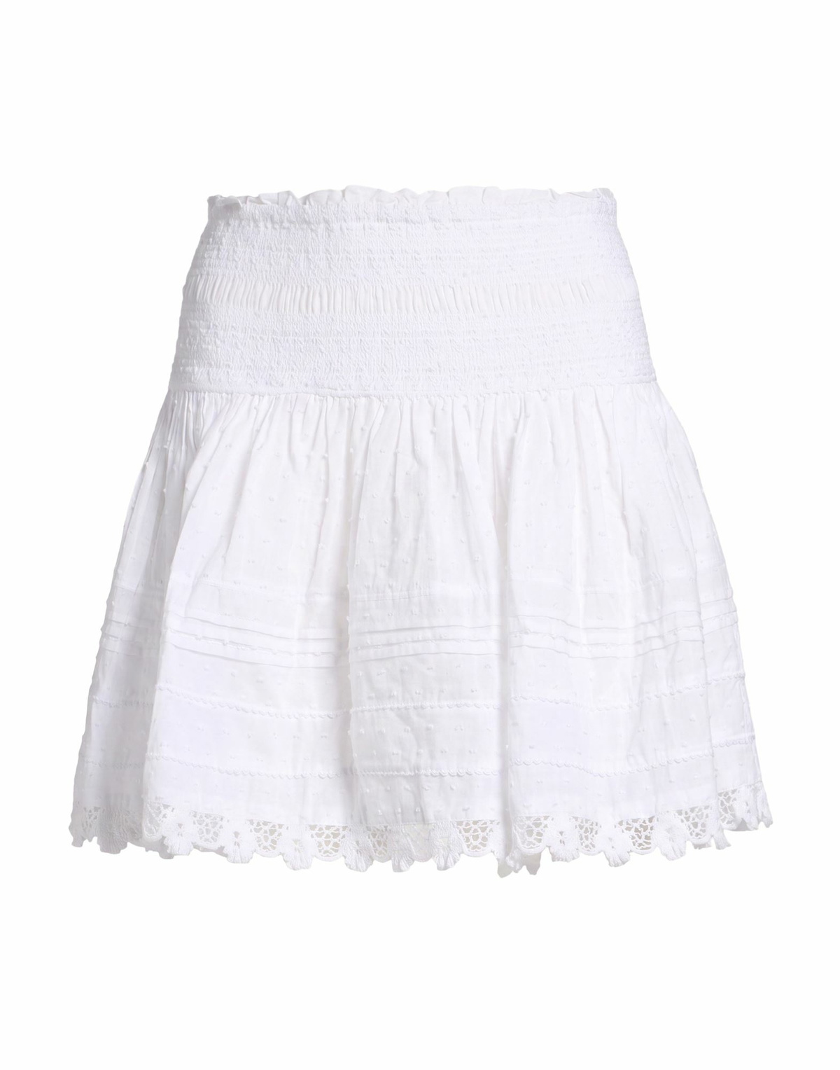 Poupette St Barth Womens Mini skirt in White
