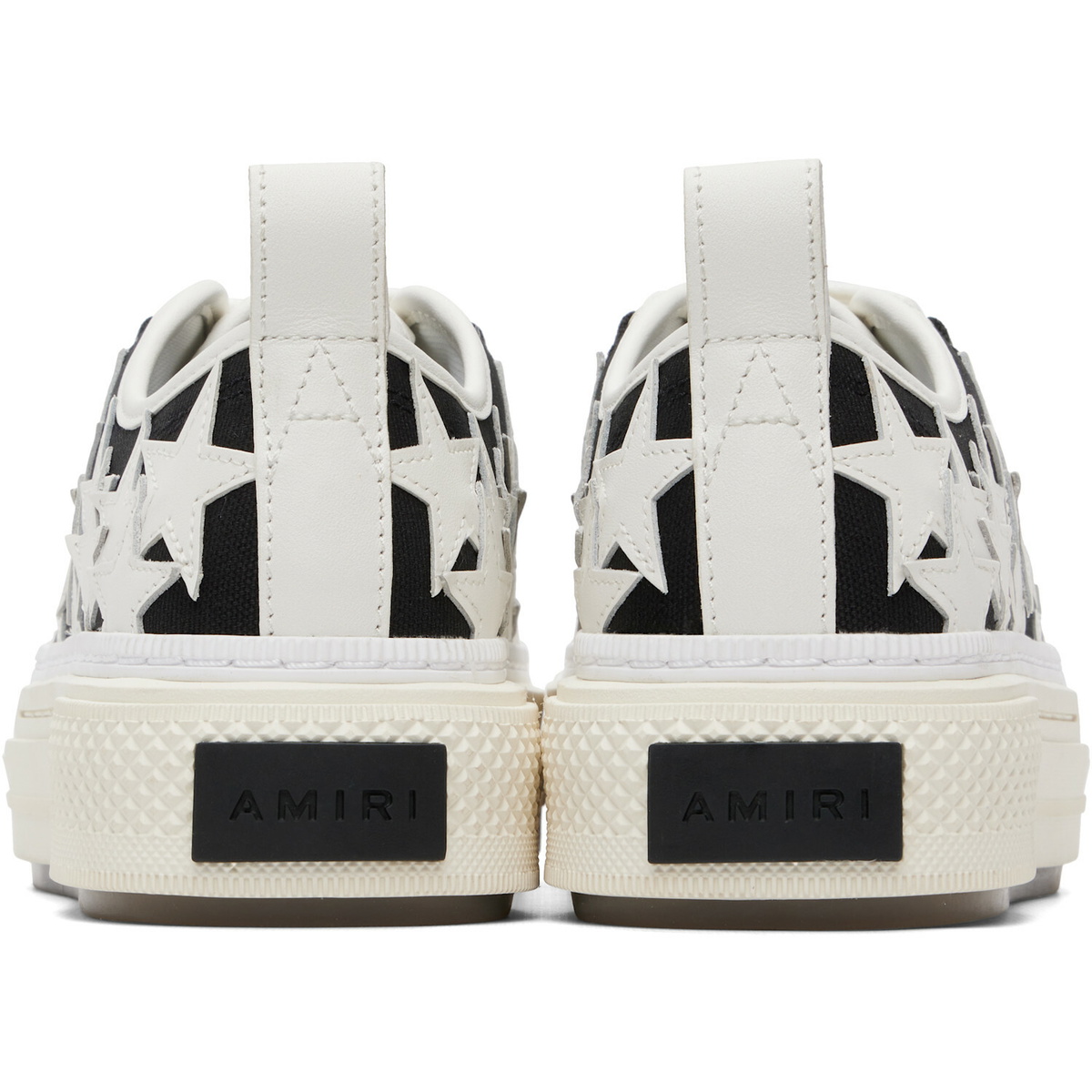 AMIRI Black & White Stars Court Low Sneakers