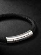 Chopard - Classic Racing Rubber and Silver-Tone Bracelet