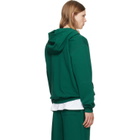Casablanca Green Sport Type Zip‑Up Hoodie