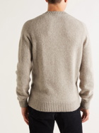 Anderson & Sheppard - Brushed-Wool Sweater - Neutrals