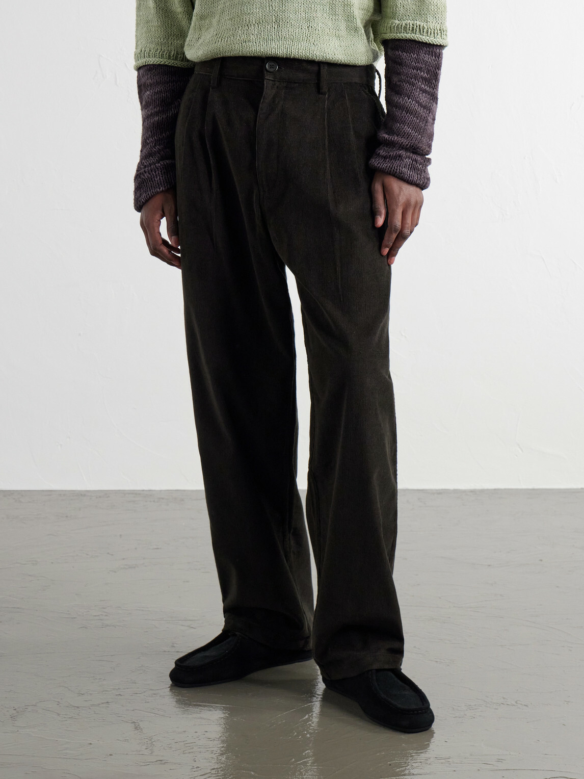 Kardo - Antonio Straight-Leg Cotton-Corduroy Suit Trousers - Green