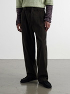 Kardo - Antonio Straight-Leg Cotton-Corduroy Suit Trousers - Green