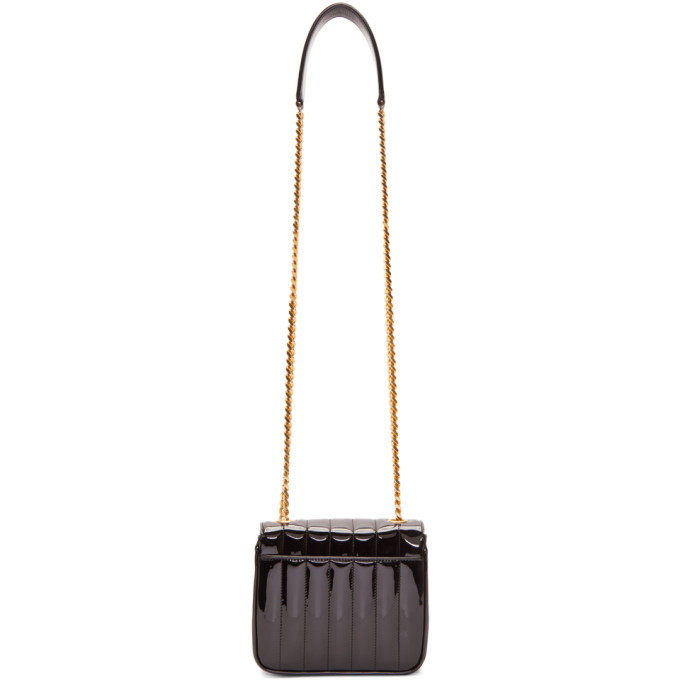 Vicky Small Patent Leather Crossbody Bag in Black - Saint Laurent