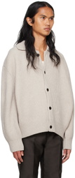 System Gray Wide Cardigan
