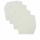 ferm LIVING Shard Coasters - Set of 4 in Clear 