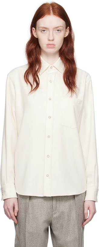 Photo: ZEGNA Off-White Press-Stud Shirt