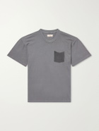 Cherry Los Angeles - Printed Cotton-Jersey T-Shirt - Gray