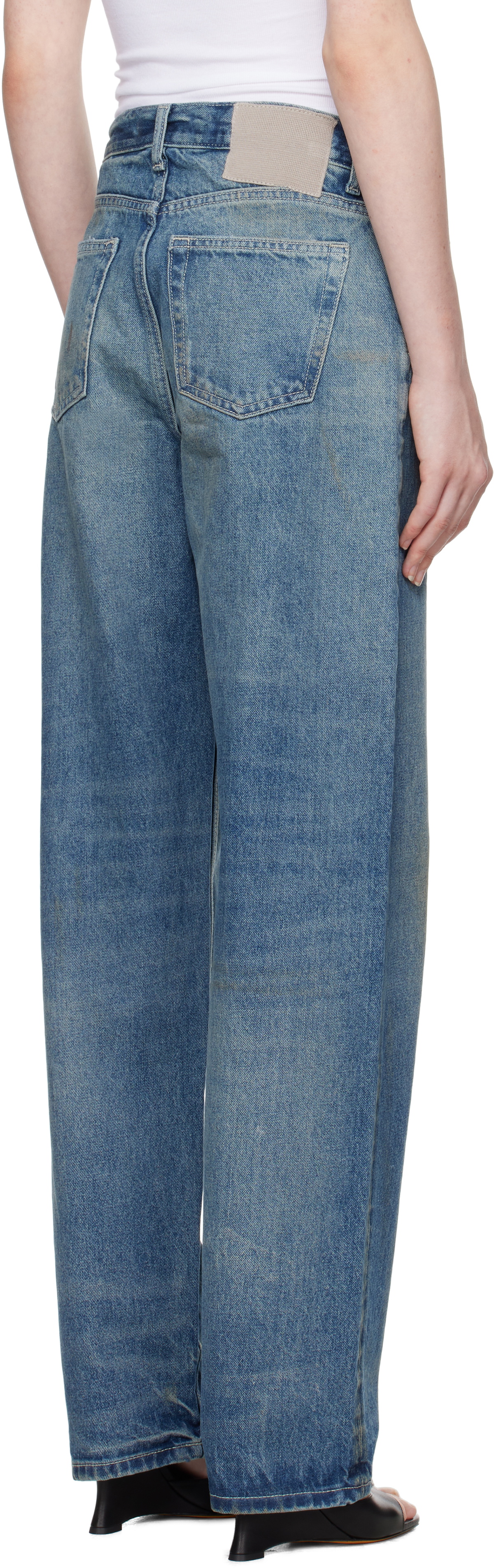 Aya Muse Blue Baggy Jeans