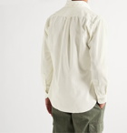 Gitman Vintage - Slim-Fit Button-Down Collar Cotton-Corduroy Shirt - Neutrals