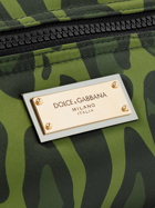 Dolce & Gabbana - Leather-Trimmed Leopard-Print Canvas Belt Bag