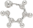 Lorette Colé Duprat Silver Chromo 1 Single Earring
