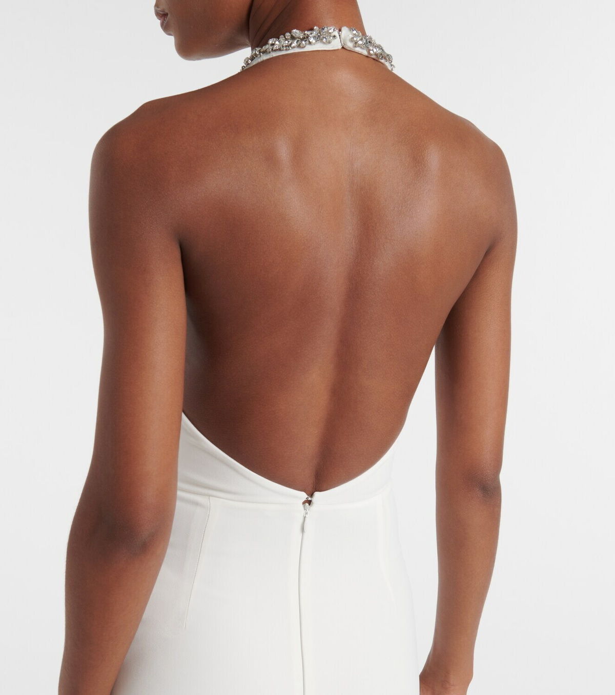 Givenchy Crystal-embellished open-back gown