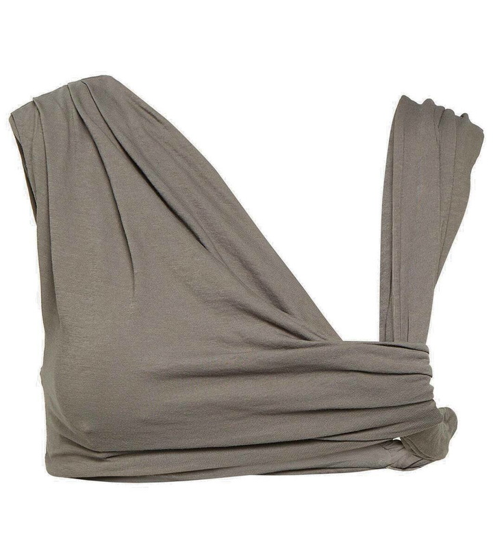 Photo: Entire Studios Draped cotton-blend jersey bra top
