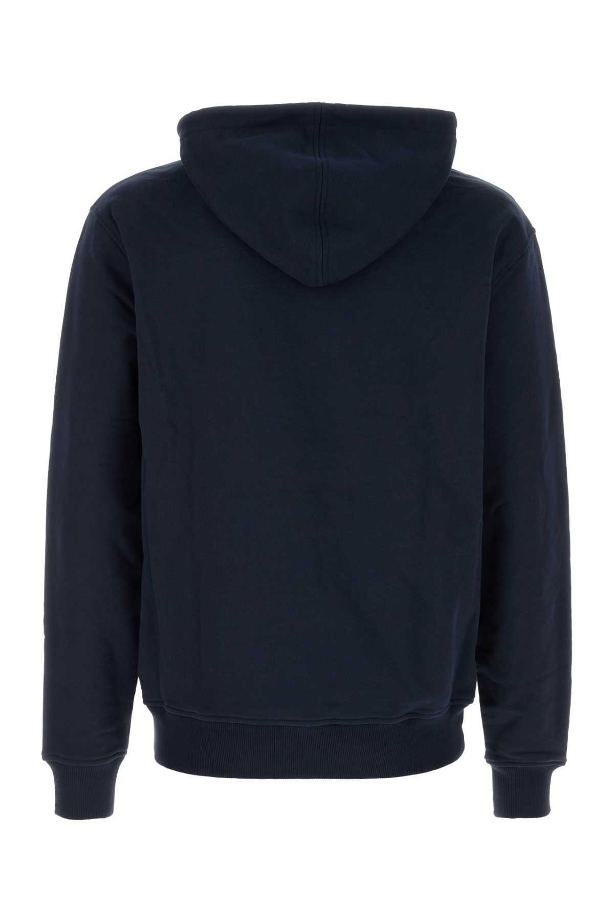 Ami Alexandre Mattiussi Navy Blue Cotton Sweatshirt