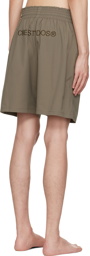 Acne Studios Taupe Drawstring Swim Shorts