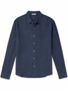 James Perse - Garment-Dyed Linen Shirt - Blue
