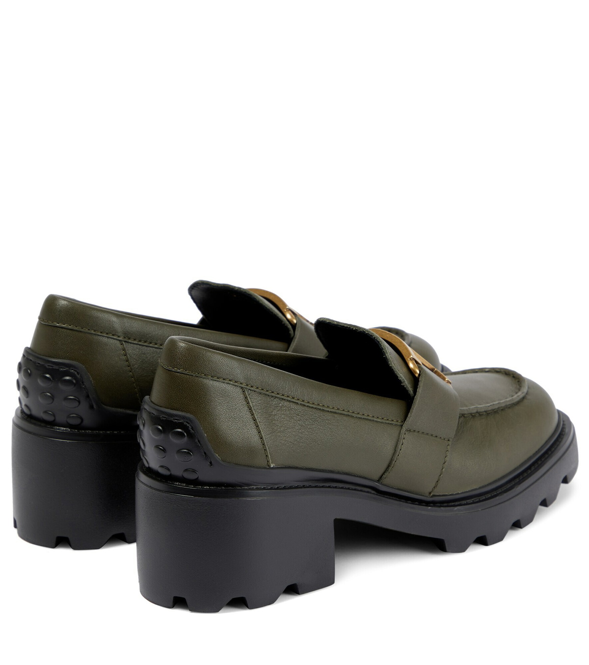 tod's platform loafers