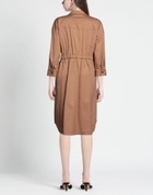 Peserico Womens Midi dress Camel