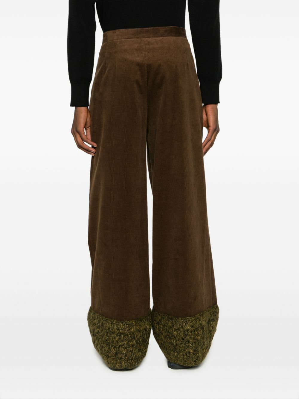 Namacheko Brown Umfraville Corduroy Wide-Leg Trousers