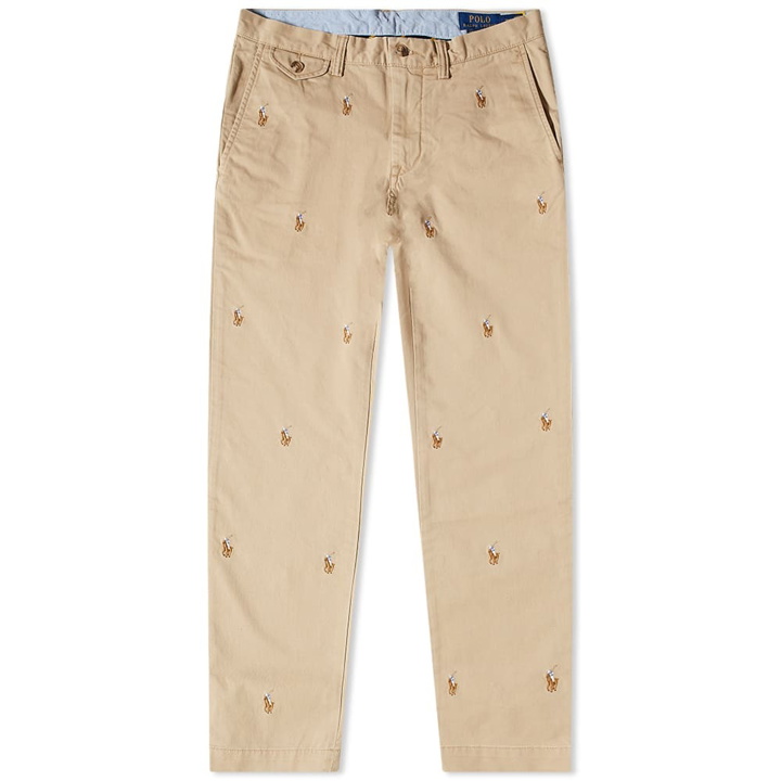 Photo: Polo Ralph Lauren Men's All Over Pony Chino in Vintage Khaki