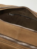 TOM FORD - Leather-Trimmed Nubuck Weekend Bag