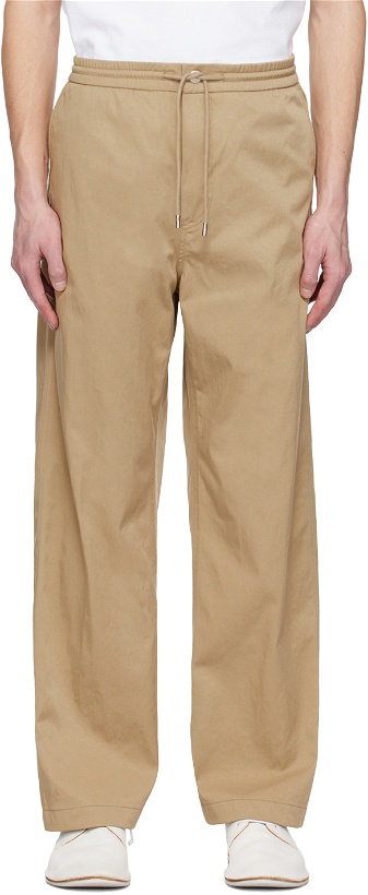 Photo: Solid Homme Beige Straight Trousers