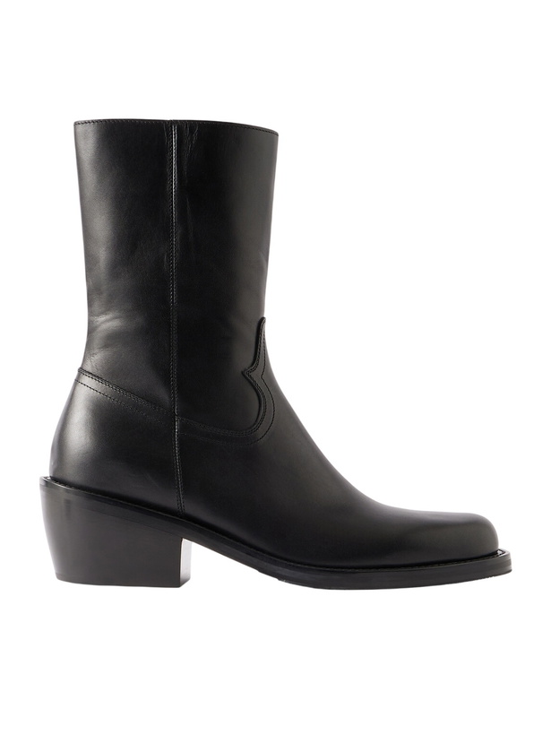 Photo: Dries Van Noten - Leather Boots - Black