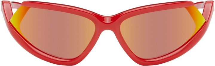 Photo: Balenciaga Red Side Xpander Sunglasses