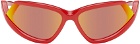 Balenciaga Red Side Xpander Sunglasses