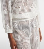 Melissa Odabash Tully crochet cotton-blend jumpsuit