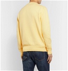 Altea - Loopback Cotton-Jersey Sweatshirt - Yellow