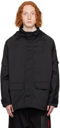 Comme des Garçons Homme Black Funnel Neck Jacket