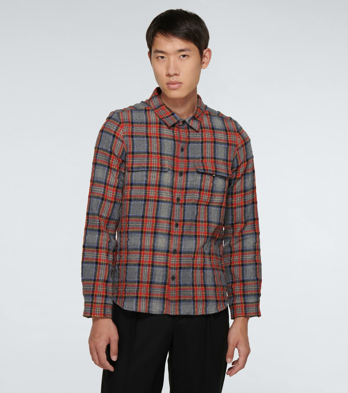 Saint Laurent - Western checked shirt Saint Laurent