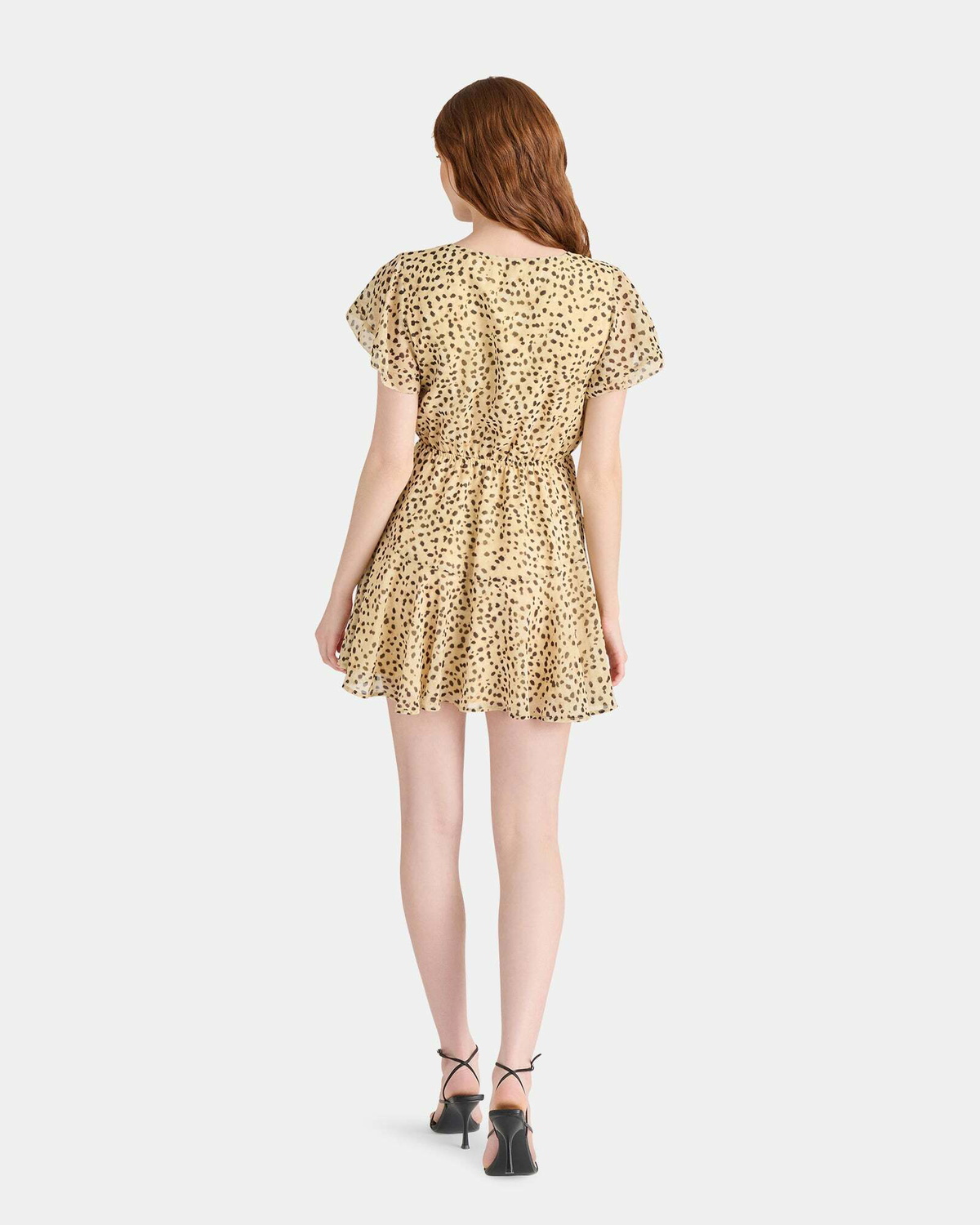 Steve Madden Kirsty Cheetah Dress in Tan